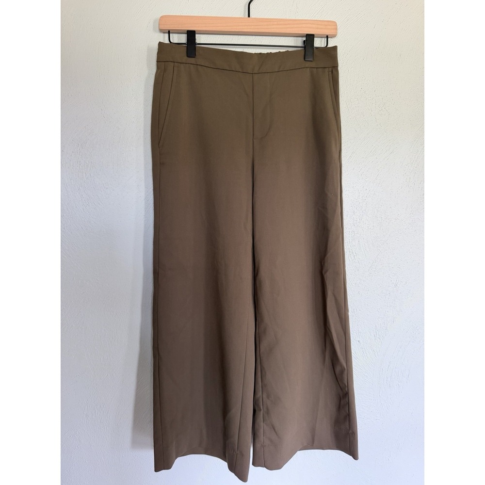 Banana Republic Rowan Wide Leg Trouser Dress Pants Brown Office Career Womens 2